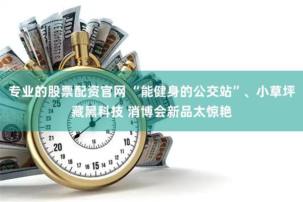 专业的股票配资官网 “能健身的公交站”、小草坪藏黑科技 消博会新品太惊艳